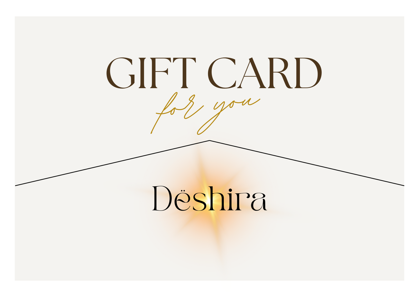 Buono Regalo Dëshira